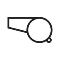 Whistle Line Icon vector