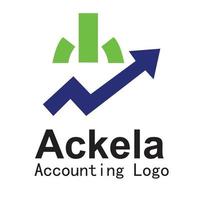 accounting logo design vector