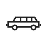 Limousine Line Icon vector