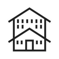 House IV Line Icon vector