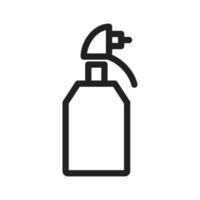 Spray Bottle Line Icon vector
