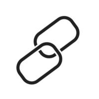 Link Building Line Icon vector