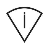 Perm Scan Wifi Line Icon vector