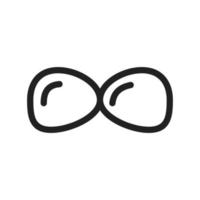 Goggles Line Icon vector