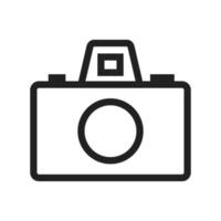 Camera Enhance Line Icon vector