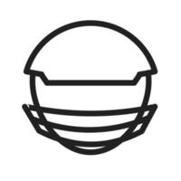 Sports Man Line Icon vector