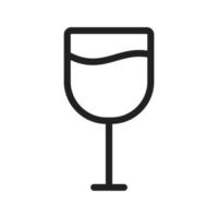 Cocktail Line Icon vector