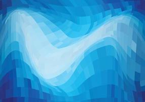 Abstract triangle blue wave background vector