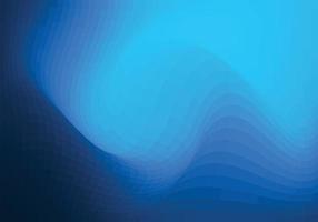 Abstract blue geometric wave background vector