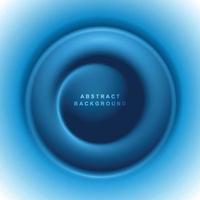 Abstract blue circular wave background vector