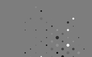 Fondo de vector gris plateado claro con puntos.