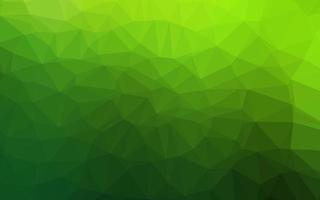 Light Green vector abstract polygonal texture.