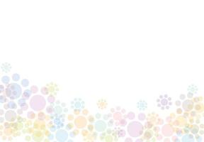 Abstract pastel flowers background hace blank space for text. vector