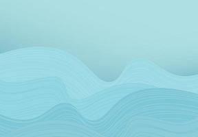 Blue wave vector layer pattern illustration. Abstract water wave background.