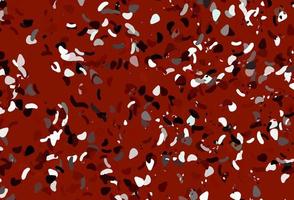 Light red vector pattern with chaotic shapes.