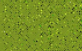 Light Green vector backdrop with dots.