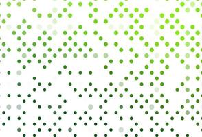 Light Green vector pattern with spheres.