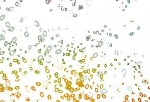 Light Multicolor, Rainbow vector cover with spots.