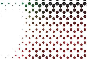 Light green, red vector texture with disks.