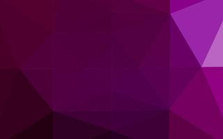 Dark Purple vector abstract polygonal cover.