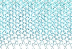 Light blue vector template with circles.