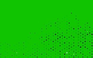 Light Green vector background with colored stars.