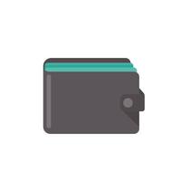 A wallet for storing large amounts of cash. vector