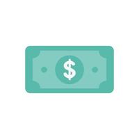 Lots of paper dollars tied together. cash saving ideas vector