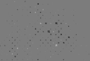 Light blue vector pattern with ABC symbols.
