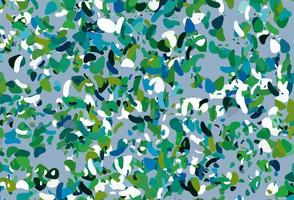 Light Blue, Green vector backdrop with abstract shapes.