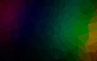 Dark Multicolor, Rainbow vector low poly texture.