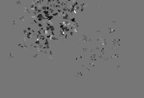Light Black vector background with abstract forms.