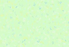 Light colorful vector pattern with music elements.