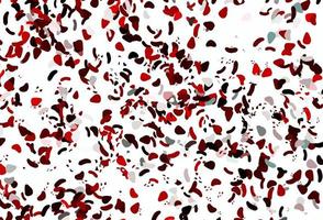 Light red vector background with abstract forms.