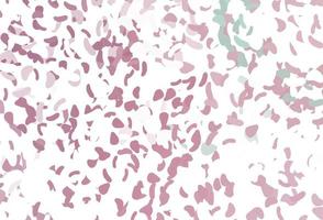 Light Pink vector texture with random forms.