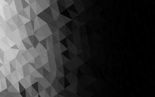 Light Silver, Gray vector polygon abstract layout.