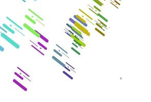 Light Multicolor, Rainbow vector template with repeated sticks.