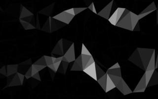 Dark Silver, Gray vector polygonal pattern.