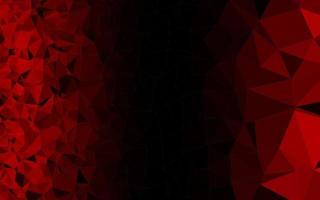 Dark Red vector triangle mosaic cover.