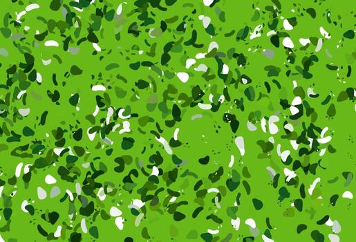 Light green vector backdrop with abstract shapes.