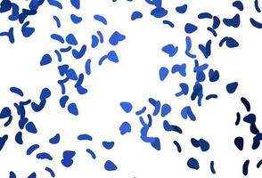 Light BLUE vector texture with random forms.