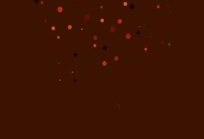 Light Red, Yellow vector texture with disks.