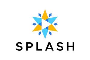 technology digital splash vector