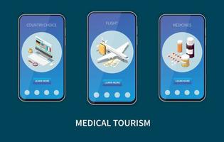 Medical Tourism Set vector