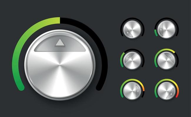Realistic Adjustment Dials