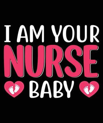 Nurse Typography T-Shirt Design.