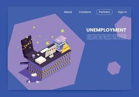 Unemployment Web Composition vector