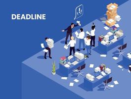 Deadline Isometric Composition vector