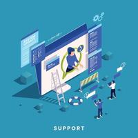 Technical Support Concept vector