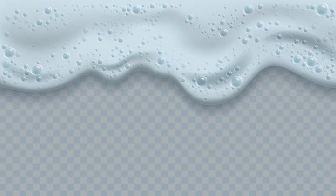 White Realistic Foam Concept